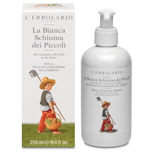 L'Erbolario Die Weiße Schaum Der Kleinen 250ml Kinderbad