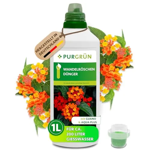 Purgrün Wandelröschen Dünger 1L von Purgrün