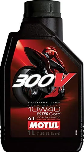 Motul 300V 4T Factory Line 10W-40 – Hochleistungsmotoröl - Motoröl für Rennsport und hohe Beanspruchung, optimiert für maximale Leistung und Schutz von Motorradmotoren.