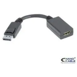 Displayport Zu Hdmi Konverter Schwarz 15cm
