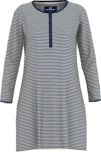 Götzburg Damen-Nachthemd Single-Jersey Marine Größe 42