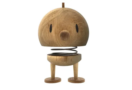 Hoptimist Dekofigur Bumble XL Oak 23 cm - Figuren, Skulpturen & Statuen – Hochwertige Dekofigur aus Eiche, freistehend und mit einer Höhe von 23 cm, ideal für kreative Akzente in jedem Raum.