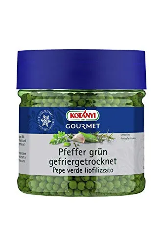 Kotanyi Gourmet Pfeffer grün gefriergetrocknet | wie erntefrisch, mild-würzig, leicht fruchtig, 400 ml