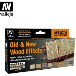 Vallejo Model Air Acrylfarbe für Holz, matt, 18 ml, ideal für Airbrush, Modellbau und Figuren. Perfekte Anwendung für neue und alte Holzoberflächen.