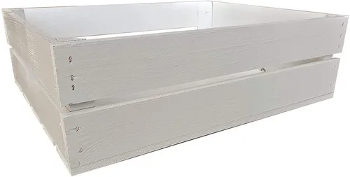 sunnypillow Holzkiste Holzkisten Obstkisten Apfelkisten in vielen Farben zur Auswahl, Einzelkiste 50x40x15cm