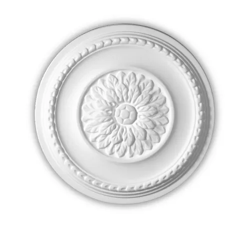 Homestar Decken-Rosette Rosa, Ø = 37 cm, perfekte Akzente für Ihre Wohn- und Geschäftsräume