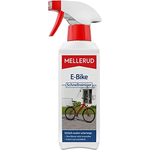MELLERUD E-Bike Schnellreiniger | 1 x 0,25 l | Reinigungsmittel zum tiefenwirksamen Entfernen von Ölfilmen, Schmutzanhaftungen und Dreck