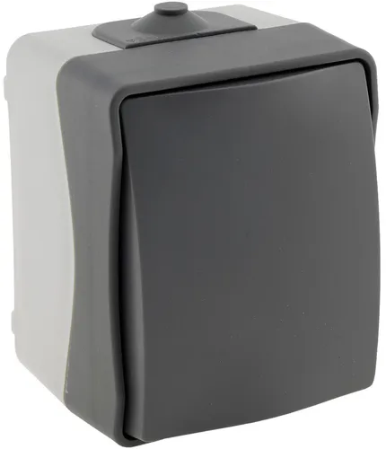 Feuchtraum Aufputz Steckdosen Serie NUQUI IP54 Doppel AP Kombi Schalter f. Außen