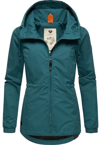 Ragwear Outdoorjacke Danka Wasserdichte Übergangsjacke mit großer Kapuze