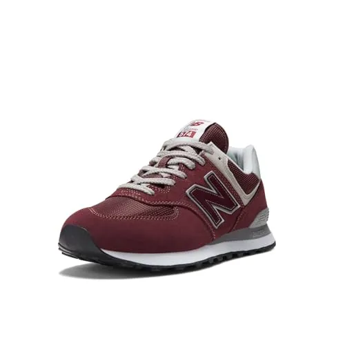 NEW BALANCE ML574 Sneaker Herren in burgundy, Größe 45 - Schuhe, zeitloser Stil trifft auf funktionalen Komfort – der atmungsaktive Mesh und das hochwertige Wildleder machen diesen Sneaker ideal für den Alltag.
