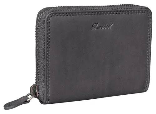 Benthill Geldbörse Klein Leder Mini Geldbeutel Damen - Elegante Geldbörse aus echtem Leder mit RFID-Schutz, ideal für sicheres Aufbewahren von Karten und Münzen, perfekt für Damen, die Wert auf Stil und Sicherheit legen.