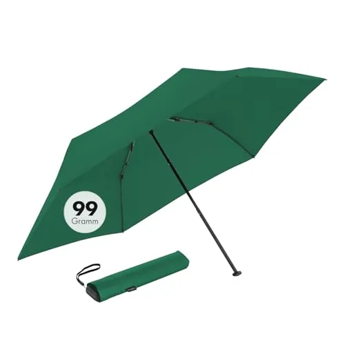 Doppler Taschenschirm Zero,99 Flat – Ultra leichter, kompakter Regenschirm