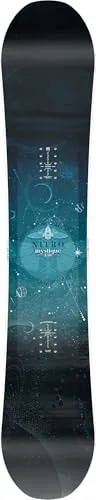 Nitro Snowboards Damen Mystique Board ´25 - All-Mountain Spaß für Girls - All-Mountain Snowboard mit Gullwing Rocker für fehlerverzeihendes Fahren. Ideal für Anfänger und Fortgeschrittene, bietet es Kontrolle und Komfort auf Piste und im Park.
