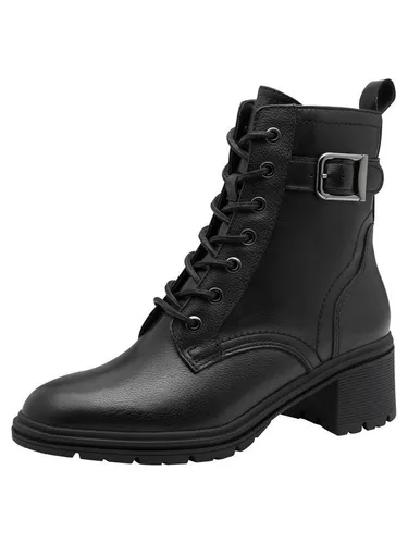 Tamaris TOUCH-IT Leder Schnürstiefelette 1-25907-45 schwarz 38 EU - Elegante Schnürstiefelette mit TOUCH-IT Innensohle für hohen Tragekomfort. Blockabsatz und hochwertiges Leder machen diesen Schuh zum idealen Begleiter für jeden Anlass.