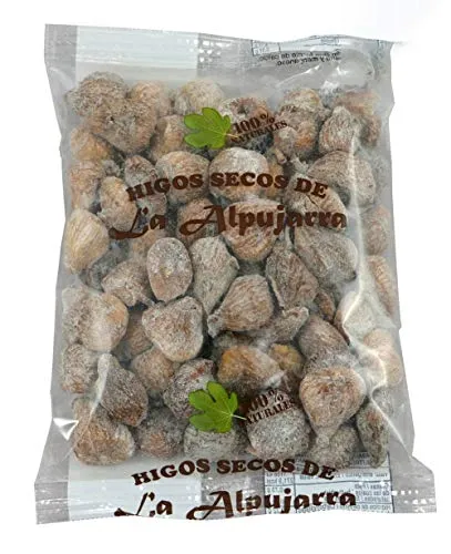 Getrocknete Feigen aus Spanien - 100 % natürlich und vegan - Trockenfrüchte aus La Alpujarra, reich an Vitaminen und Ballaststoffen, ideal als gesunder Snack oder Energielieferant für Sportler.