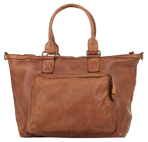 Produktbild Shopper SAMANTHA LOOK, Damen Leder Shopper in Braun