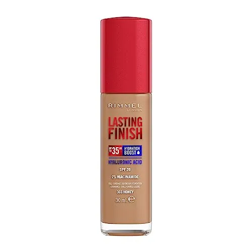 Rimmel Lasting Finish 35HR Hyaluronic Acid Foundation - 303 Honey