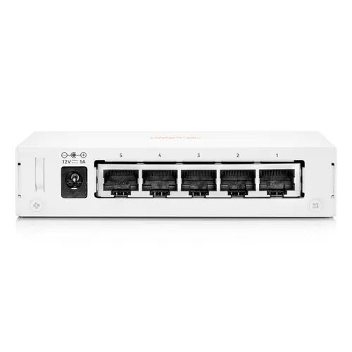 HPE Networking Instant On 1430 Unmanaged Switch R8R44A - Netzwerk-Switches, 5x Gigabit Ethernet, hohe Switching-Kapazität von 10 Gbit/s und einfache Plug-and-Play Installation für schnelle Netzwerkanbindung.
