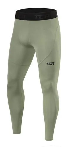 TCA Funktionsleggings TCA Herren Pro Performance Leggings, Kompressionshose - Hellgrün (1-tlg)