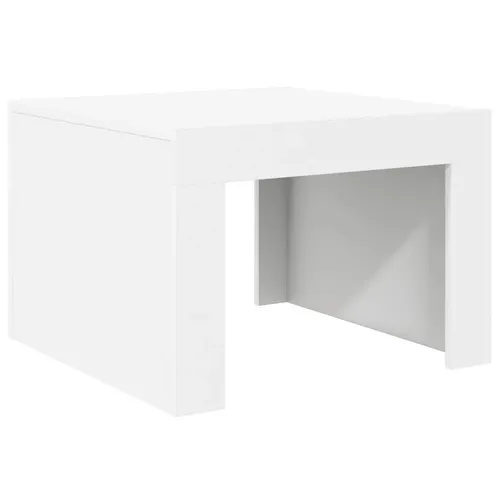furnicato Couchtisch Praktischer Weiß 50 x 50 x 35 cm