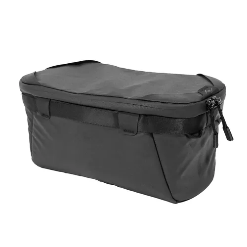 Peak Design Mittelgroßer Kamerawürfel (schwarz) - Zubehör für Gehäuse & Taschen, wetterfest mit anpassbaren FlexFold-Trennwänden für optimalen Schutz und Organisation Ihrer Kameraausrüstung.