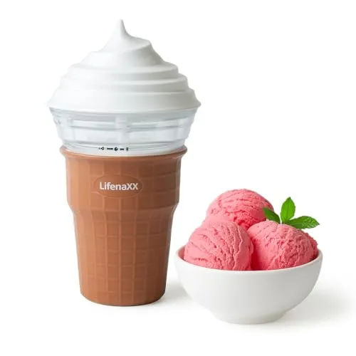 Casativo Design Eismaschine 450 ml: Glacé Maker für kreative Eiskreationen