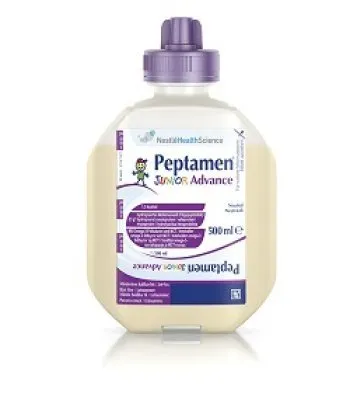 Peptamen Junior Advance Neutral Smartflex Flüssigkeit 6 l - Trinknahrung für Kinder mit Mangelernährung, hochkalorisch und glutenfrei, ideal bei Malassimilationssyndromen und Fettverwertungsstörungen.