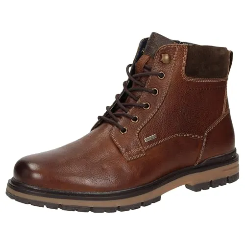 Sioux Herren Jadranko-700-tex Regenschuh, Cognac Bear, 45 EU - Wanderschuhe mit Sioux Tex Membran für optimalen Schutz vor Nässe und einer rutschfesten Profilsohle für sicheren Halt auf jedem Terrain.