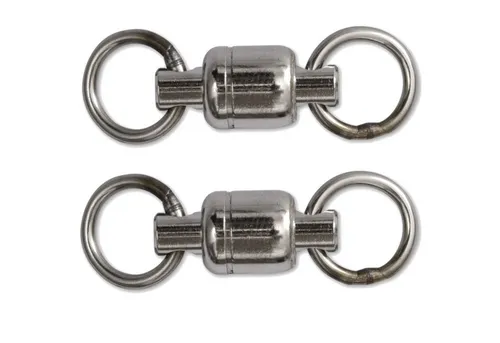 Black Cat Schnurverbinder Black Cat X-Strong Ball Bearing Swivel - Wallerwirbel, (1-St)
