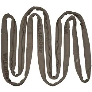 Kerbl Rundschlinge 37746, Umfang 6 m, 3m Länge, EN 1492-2, grau, Traglast 4 Tonnen