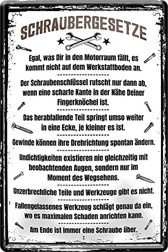 WOGEKA ART Retro Blechschild