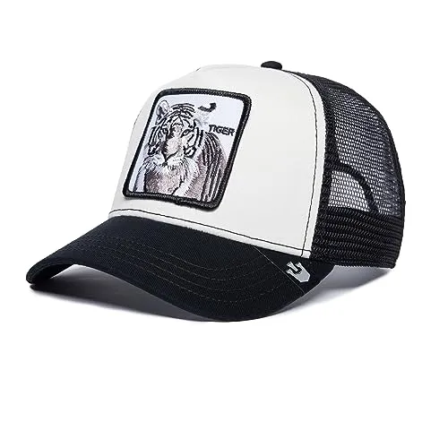 Goorin Bros. The Farm Baseballmütze mit Snapverschluss - Verstellbare Trucker-Mütze aus Poly-Cotton mit Netz-Rückenteilen und holografischem Authentizitätsaufkleber. Ideal für Freizeit und Sport, passt den meisten Erwachsenen.