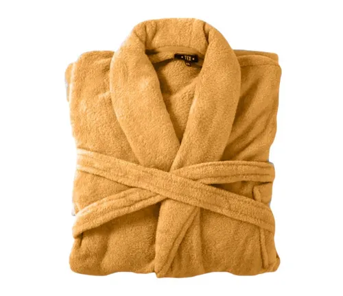 VewoTex Bademantel Bademantel flauschig » Saunamantel in Teddy-Plüsch Qualität, 100cm, Polyester, Taschen, Gürtel, » leichter/dünner Morgenmantel 100 cm lang » unisex