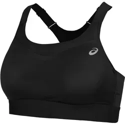 ASICS Road Compression Sport-BH Damen – schwarz, Größe 80C - Ideal für Läuferinnen: Der ASICS Road Compression Sport-BH bietet hervorragende Unterstützung und Bewegungsfreiheit. Hergestellt aus 85% recyceltem Polyester, ist er feuchtigkeitsregulierend und pflegeleicht.