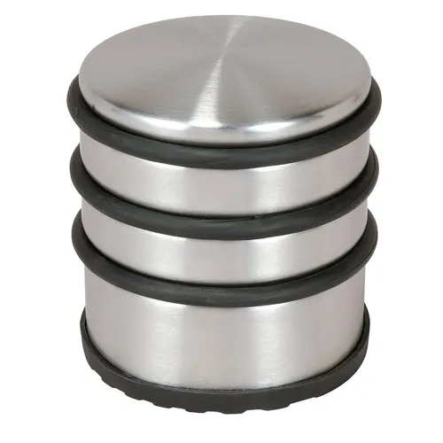 EXKLUSIVER TÜRSTOPPER TÜR STOPPER EDELSTAHL MATT GEBÜRSTET HOCH NEU