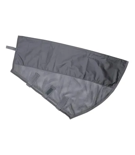 Waldhausen Grau WB Halsteil Comfort Regen-Fliegen - Pferdedecken, wasserabweisend und atmungsaktiv für optimalen Schutz bei Regen und Fliegen.