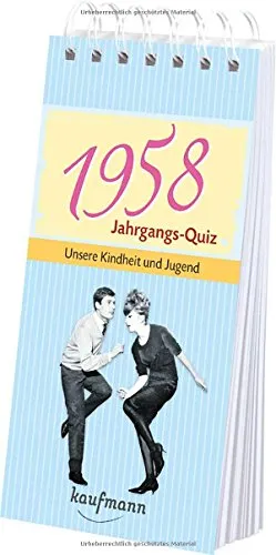 Produktbild Jahrgangs-Quiz 1958: Unsere Kindheit und Jugend