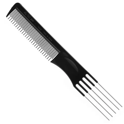Friseurkamm für Backcombing Metallzähne 19,5 cm EUROSTIL