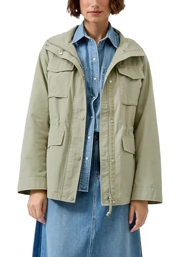s.Oliver Parka aus Baumwollmix - Stylischer Parka im Regular Fit aus hochwertigem Baumwollmix, ideal für Outdoor-Aktivitäten. Mit praktischen Taschen und verstellbarem Tunnelzug für optimalen Tragekomfort.