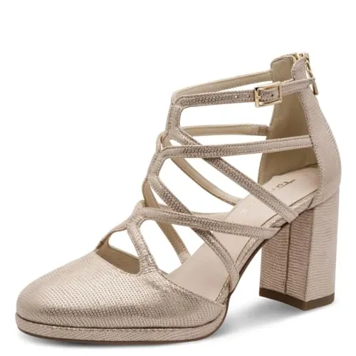 Tamaris Damen Keilpumps 1-22446-46-968 in Gold in gold von Tamaris