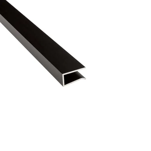 tktrading24 G03 LED Premium Glaskantenprofil Schwarz von tktrading24