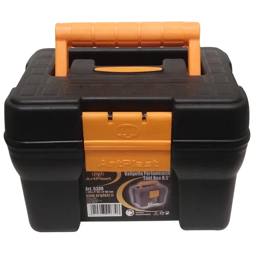 Tool Box Werkzeugkoffer klein/small Schwarz/Gelb Werkzeug-kasten Werkzeugträger