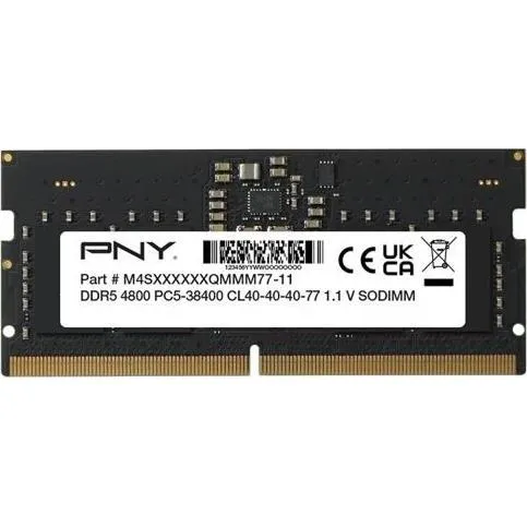 SO DDR5 16GB RAM 4800 CL40 PNY 1,1V