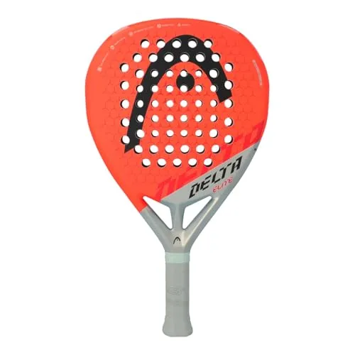 Head Delta Elite Padelschläger - Padelschläger für fortgeschrittene Spieler mit übergroßer Diamantform, Auxetic-Technologie für sensationelles Gefühl und Power Foam für kraftvolle Schläge. Ideal für offensives Spiel.
