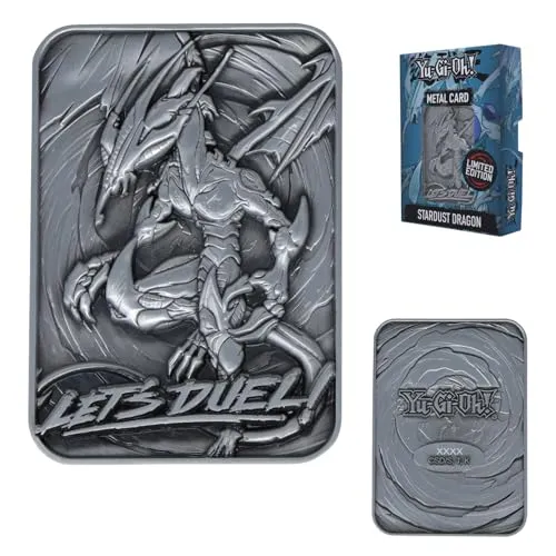 YU-GI-OH! - Stardust Dragon - Carte Plaquée Or 24k Collector