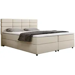 Panda Möbel Boxbett, Rot, 180x206 cm – Luxuriöses Design für Ihr Schlafzimmer