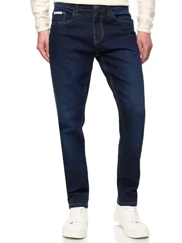 Indicode Herren Texas Jeanshose aus Baumwoll-Mischung mit Stretch | Denim Herrenjeans Blue, 33/30