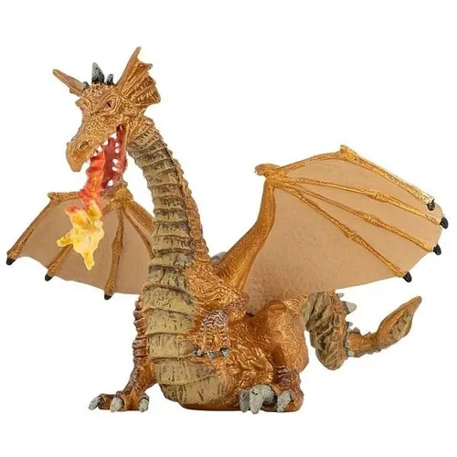 Feuerspeiender Drache, gold 39095 von Papo