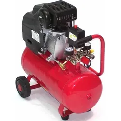 Druckluft Kompressor 40298 - Leistungsstarker 24L Kessel - Druckluftkompressor mit 1100W und 1,5PS, ideal für Werkstätten und Heimwerkerprojekte, sorgt für effiziente Druckluftversorgung.