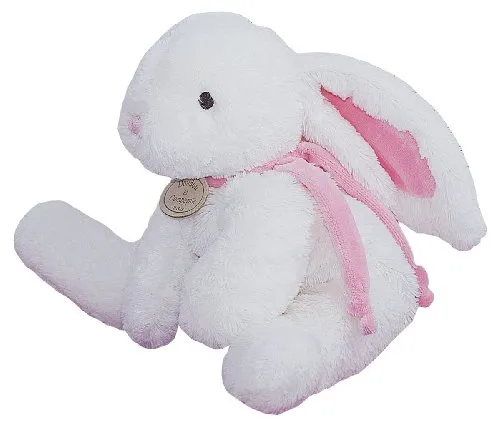 Bonbon Hase, rosa 30cm - Lapin Bonbon von DOUDOU - Plüschspielzeug in Form eines süßen Hasen, perfekt zum Kuscheln und Spielen für Babys und Kleinkinder.